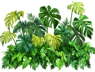 palm tree leaves