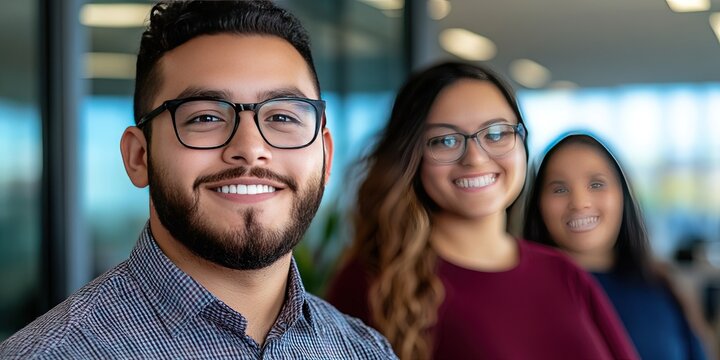 entry level corporate employees working at a company