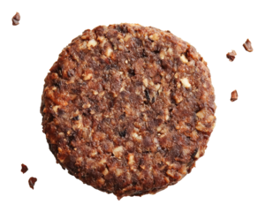 PNG Plant-based burger patty ready for grilling