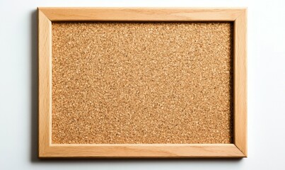 Cork Bulletin Board with Wooden Frame
