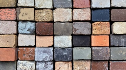 Diverse Brick Colors for Construction