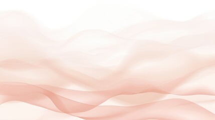 Obraz premium Abstract Peach Waves: A Serene Digital Artwork