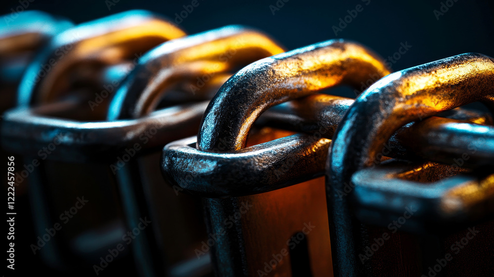 Aufkleber abstract technology cyber security privacy information network concept padlock protection digital ne