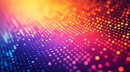 Obraz premium Vibrant Colorful Abstract Background with Dynamic Dots and Gradient Effect