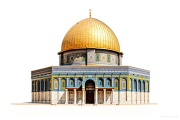 Dome of the rock architecture jerusalem landmark.