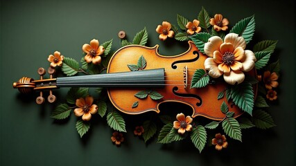 Floral Violin Rhapsody
