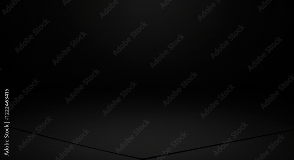 Poster luxurious black paper background with a smooth matte finish and subtle gradient. deep black tones