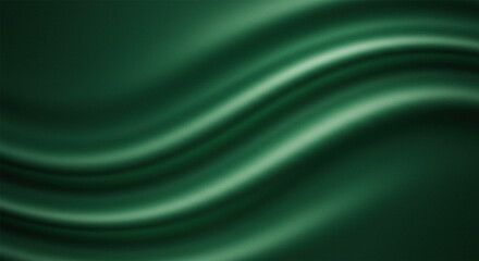 Obraz premium Luxurious green paper background with a soft satin texture and rich metallic sheen. Subtle gradient