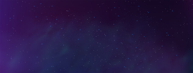 Starry night sky with astrological constellations. Space stars background.Space nebula and glittering stardust.