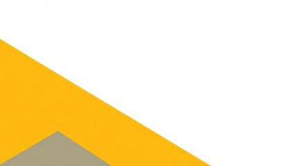 yellow and gray triangle with a gray triangle on the top, 