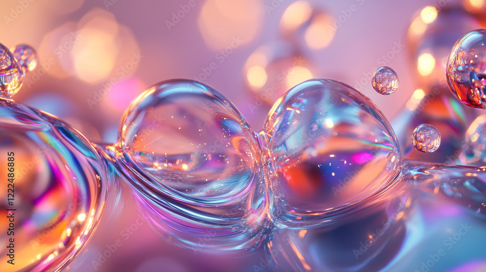 Aufkleber condensation water drops on transparent background. rain droplets with light reflection on window or