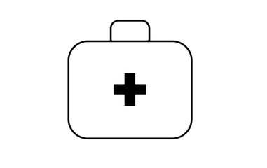 first aid kit icon, medical and health care first ad kit doctor icon transparent