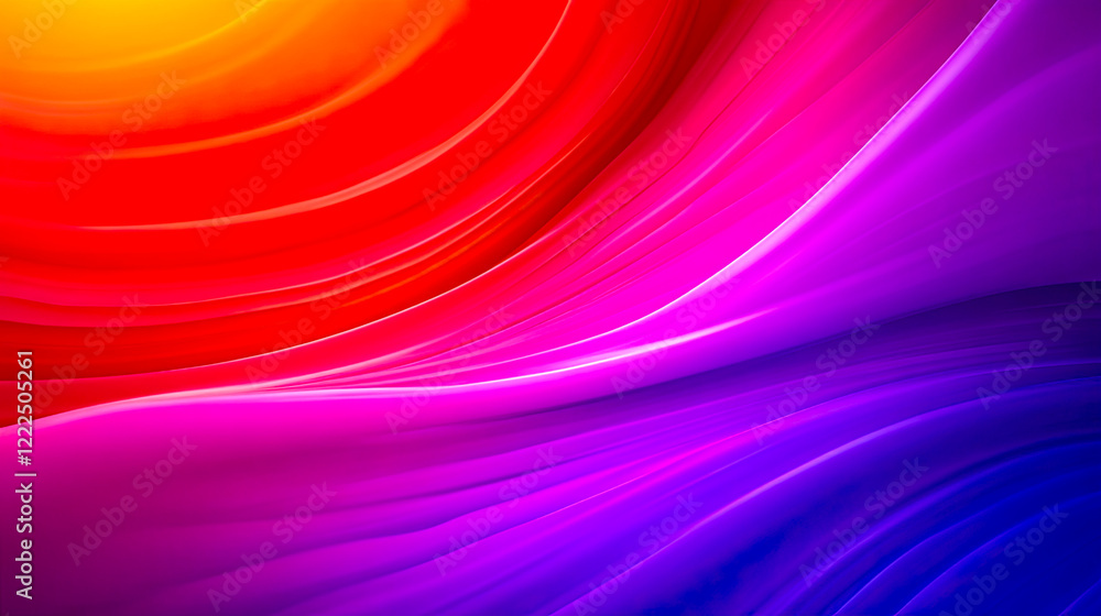 Poster abstract colorful wave pattern background with a geometric design.