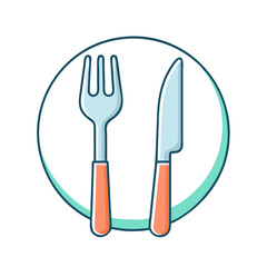 fork and knife icon, fork and knife vector illustration-simple illustration of fork and knife, perfect for fork and knife logos and icons
