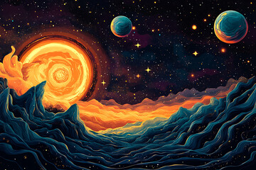 Cosmic Connection"
"The Expanding Universe"
"Into the Nebula"
"Stellar Exploration"