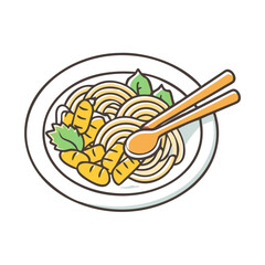 pasta icon, pasta vector illustration-simple illustration of pasta, perfect for pasta logos and icons