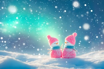 santa claus in the snow