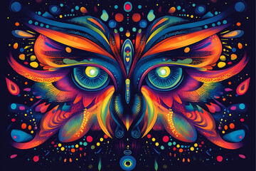 "Nature’s Rainbow"
"Psychedelic Flight"
"The Spirit of the Owl"
"Winged in Color"