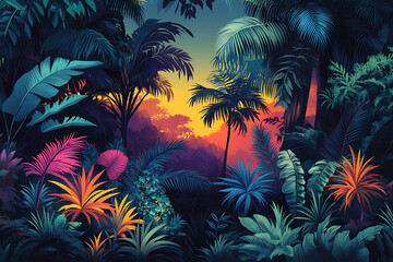 "Tropical Dawn"
"The Colors of Nature"
"Into the Jungle"
"A Serenade of Leaves"
"The Jungle Awakens"