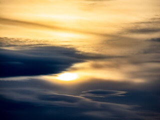 Obraz premium Wolkenhimmel am Abend