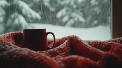 Cozy Evening: Serene Moments in a Blanket