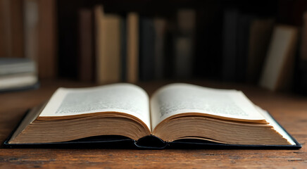 old book on table