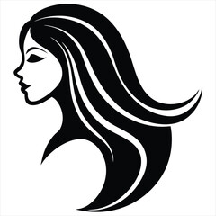 woman with long hair