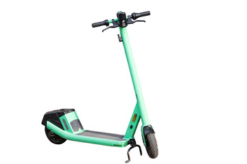 green scooter isolated © ksena32