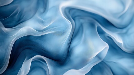 Obraz premium Vibrant and Elegant Blue and White Abstract Background with Soft Gradients and Subtle Textures Evoking a Sense of Calmness and Creativity Ideal for Modern Designs and Artistic Presentations