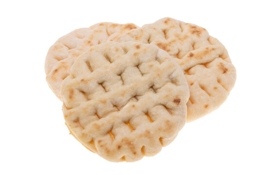 Greek flatbread Pita isolated