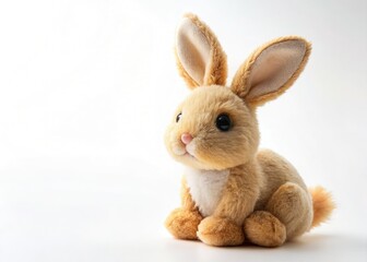 Obraz premium Adorable white bunny plush toys, perfect for kids! Soft, cute, and ready for playtime.