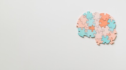 Creative Puzzle Brain Concept