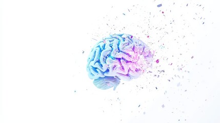 Creative Brain Design Concept
