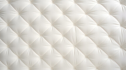 White fabric mattress texture top view