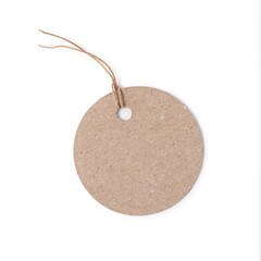 Craft cardboard label or price tag