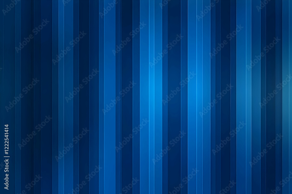 Poster abstract blue background creates vertical stripes with subtle gradient effect
