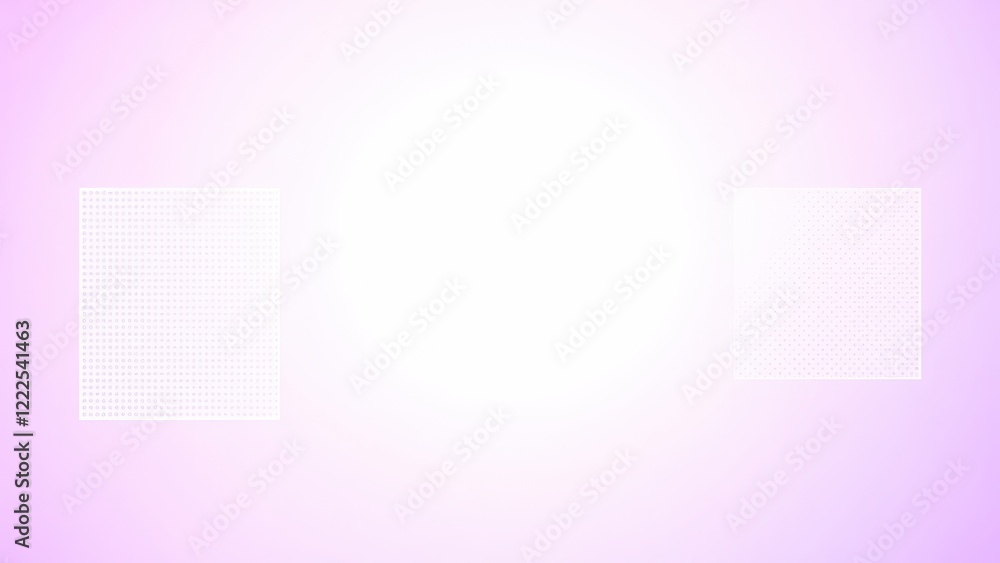 Wall mural purple background with a white rectangle and a pink rectangle, 