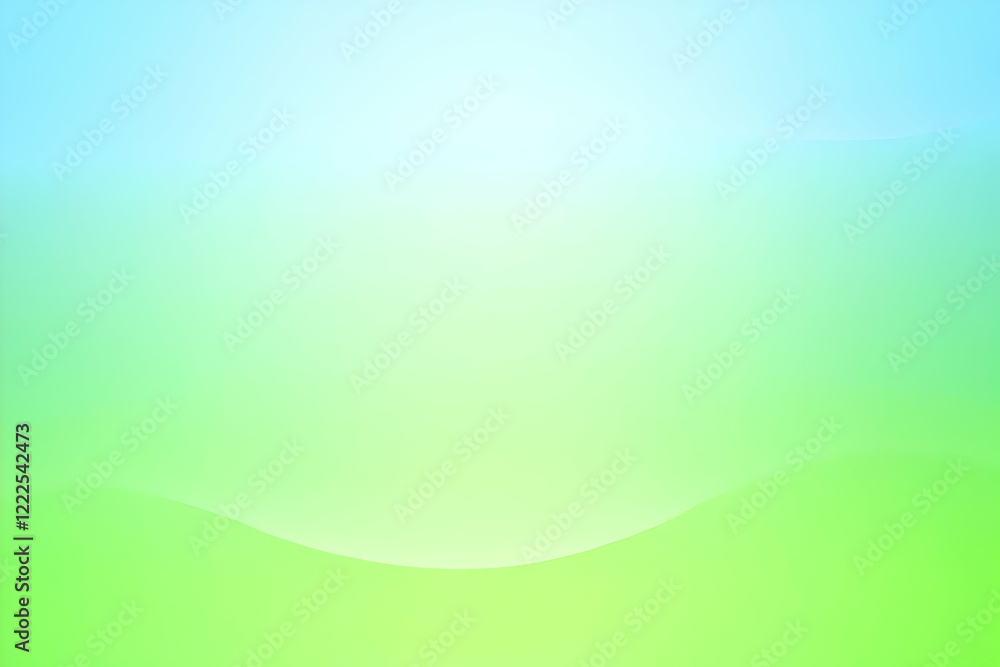 Poster abstract background creates smooth green and blue gradient with subtle curves