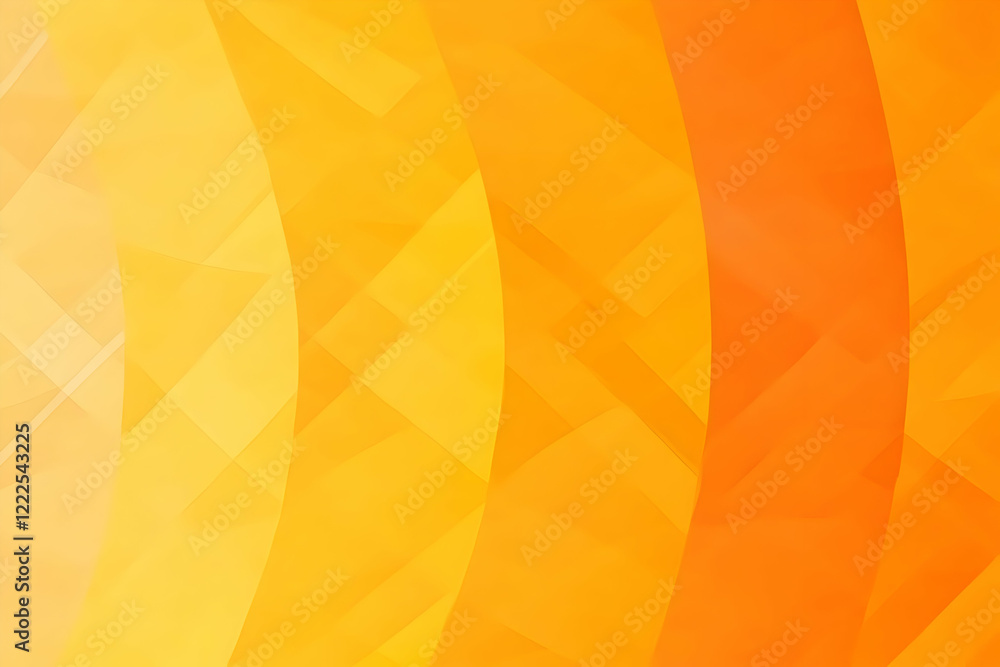 Aufkleber abstract orange and yellow background creates a vibrant and dynamic visual with smooth curves and ge