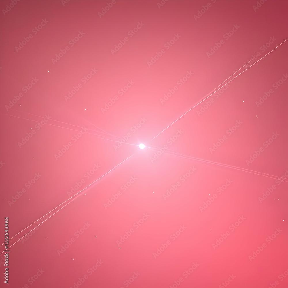 Aufkleber pink abstract background creates a soft, dreamy atmosphere with subtle light rays and sparkles.