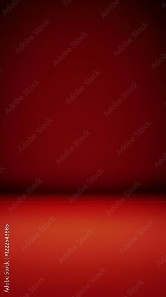 Poster smooth red gradient background creates an elegant and simple backdrop