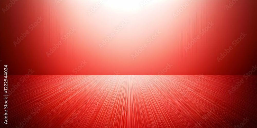 Aufkleber red abstract background creates perspective with lines converging brightly