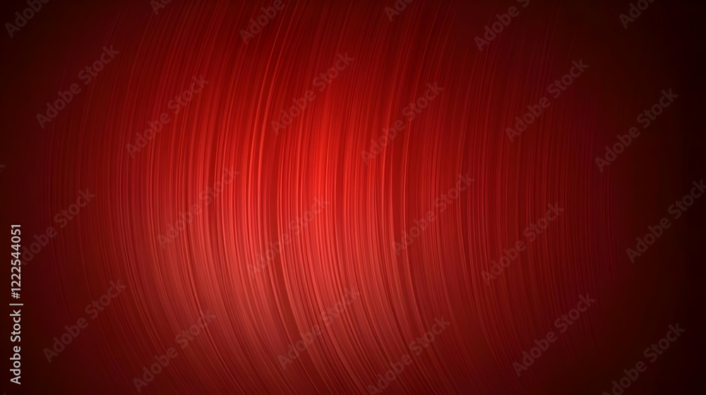Poster abstract red background with smooth wavy lines creates a dynamic and visually appealing design