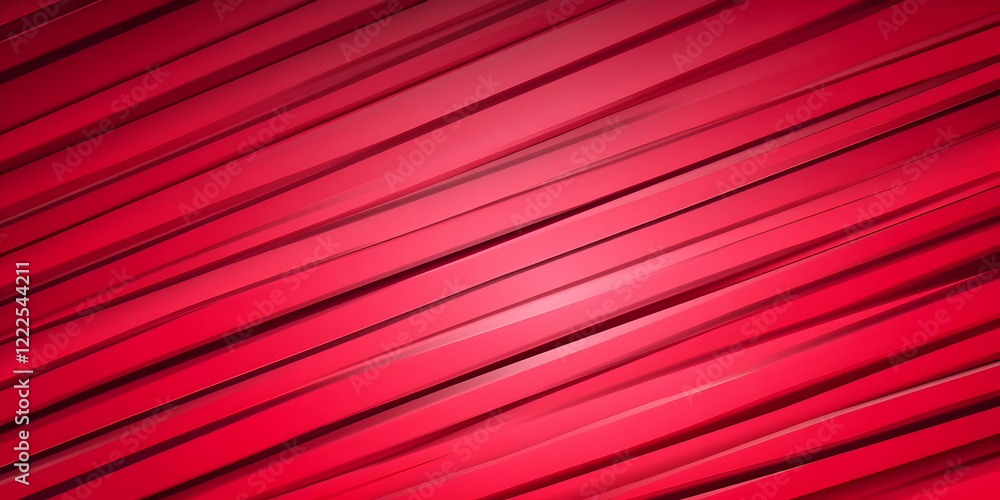 Poster diagonal 3d red bars abstract background creates a dynamic visual with striking lines