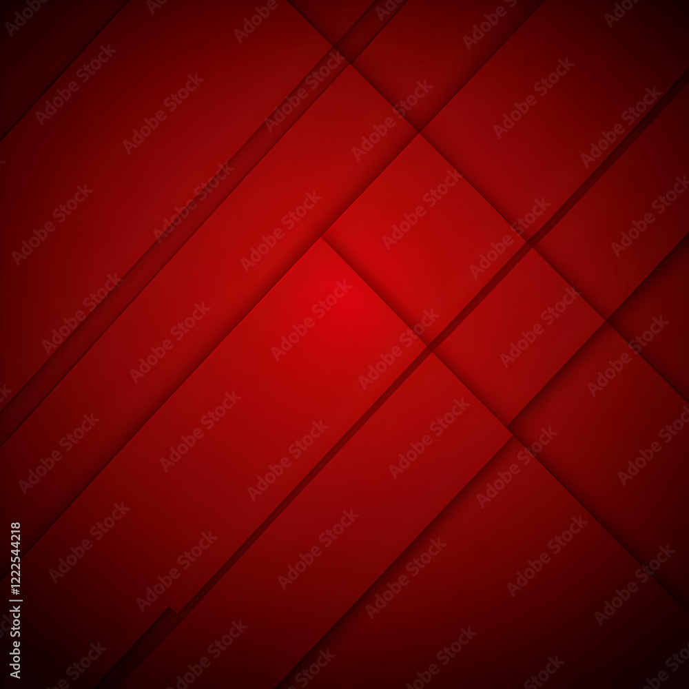 Poster abstract red background creates a bold and dramatic design with geometric shapes, perfect for modern