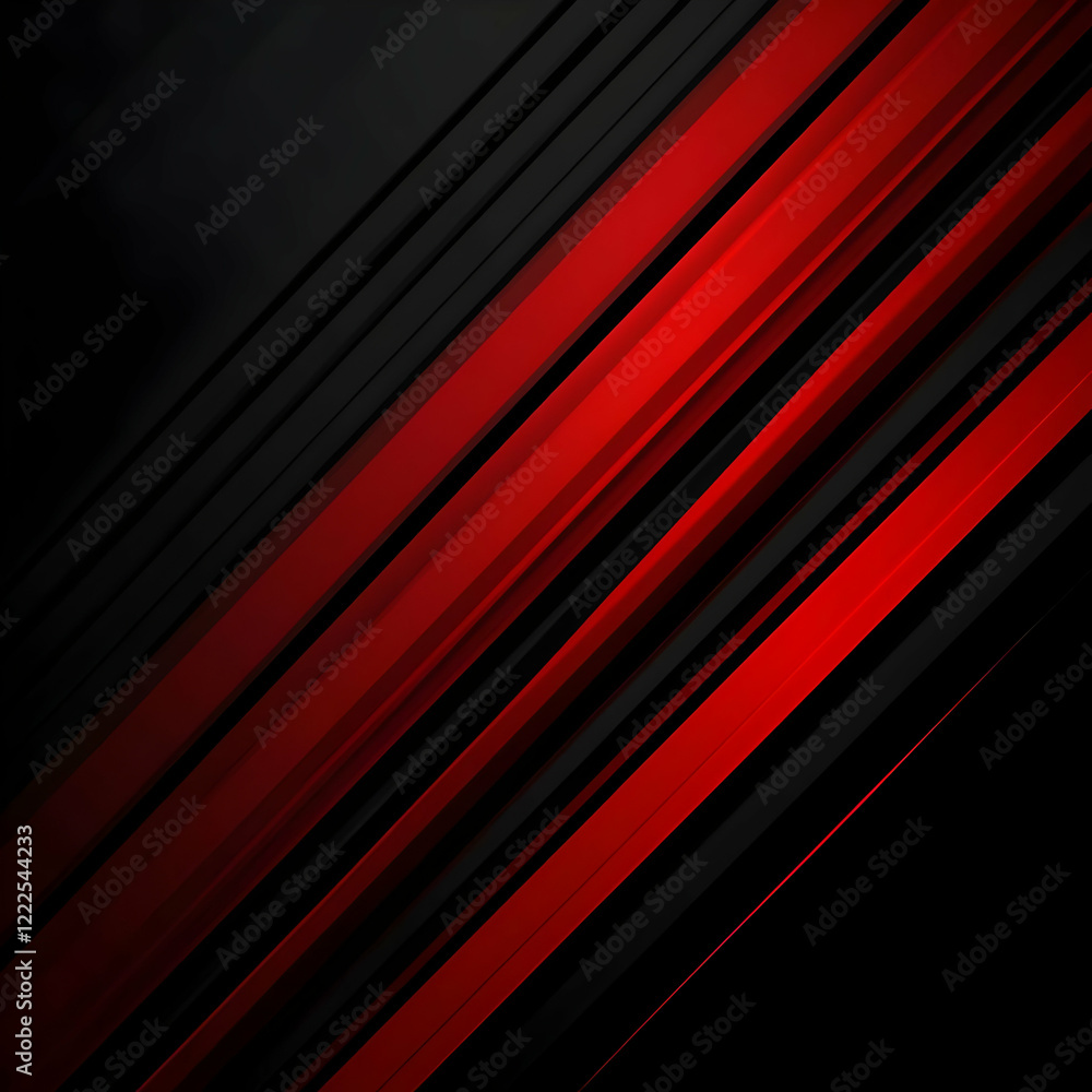 Aufkleber abstract background with red and black diagonal stripes creates dynamic visual