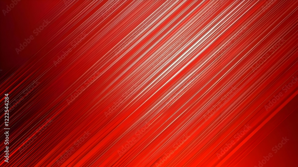 Aufkleber abstract red and white diagonal stripes background creates a dynamic visual