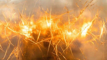 Abstract Gold Texture Background Golden Crackle Sparkle Design