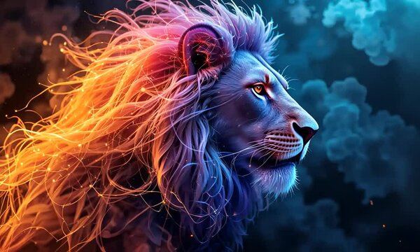 lion smoke