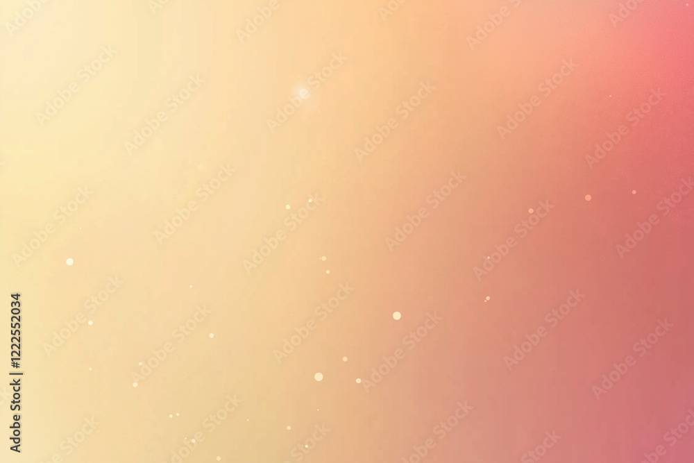 Poster bright orange background with a lot of white dots. the dots are scattered all over the background an